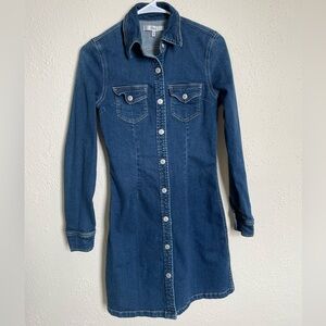 Dex Denim Snap Dress
